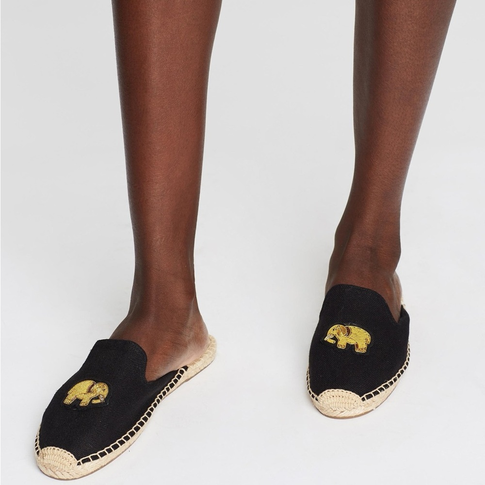 Soludos Beaded Elephant Espadrille Mules